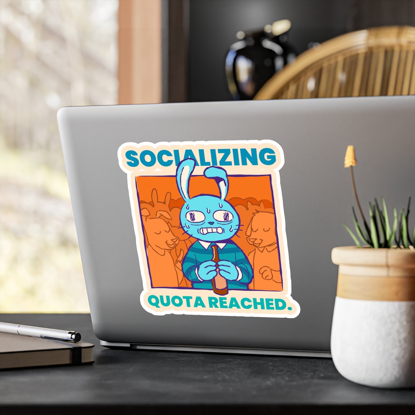 Socializing Quota Reached Sticker