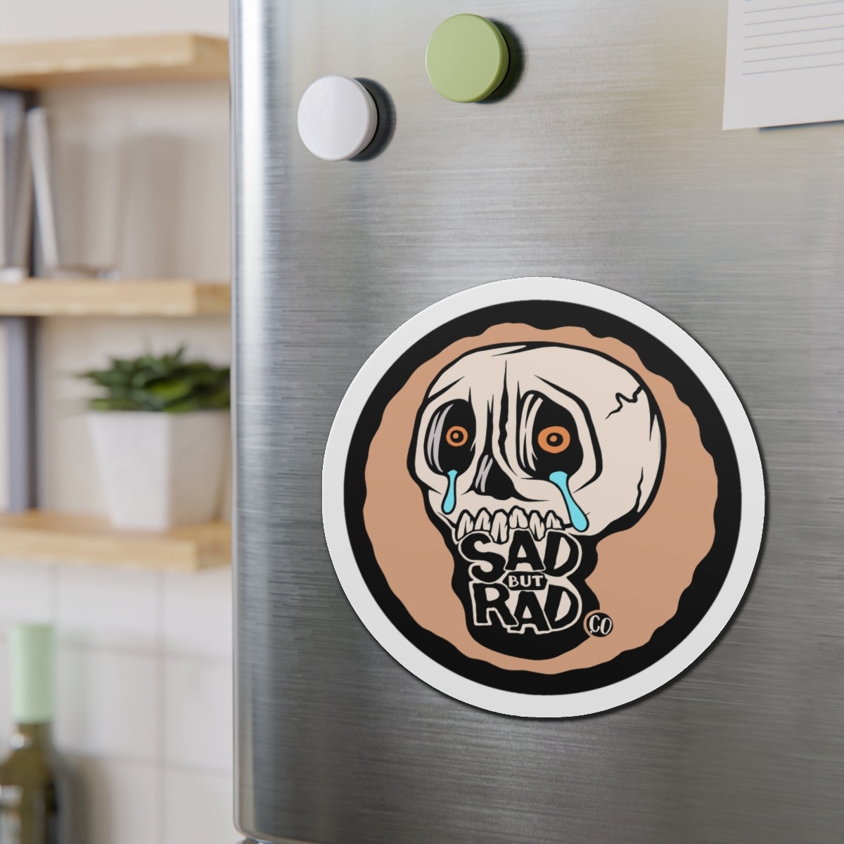 SadButRad.co Logo Magnet