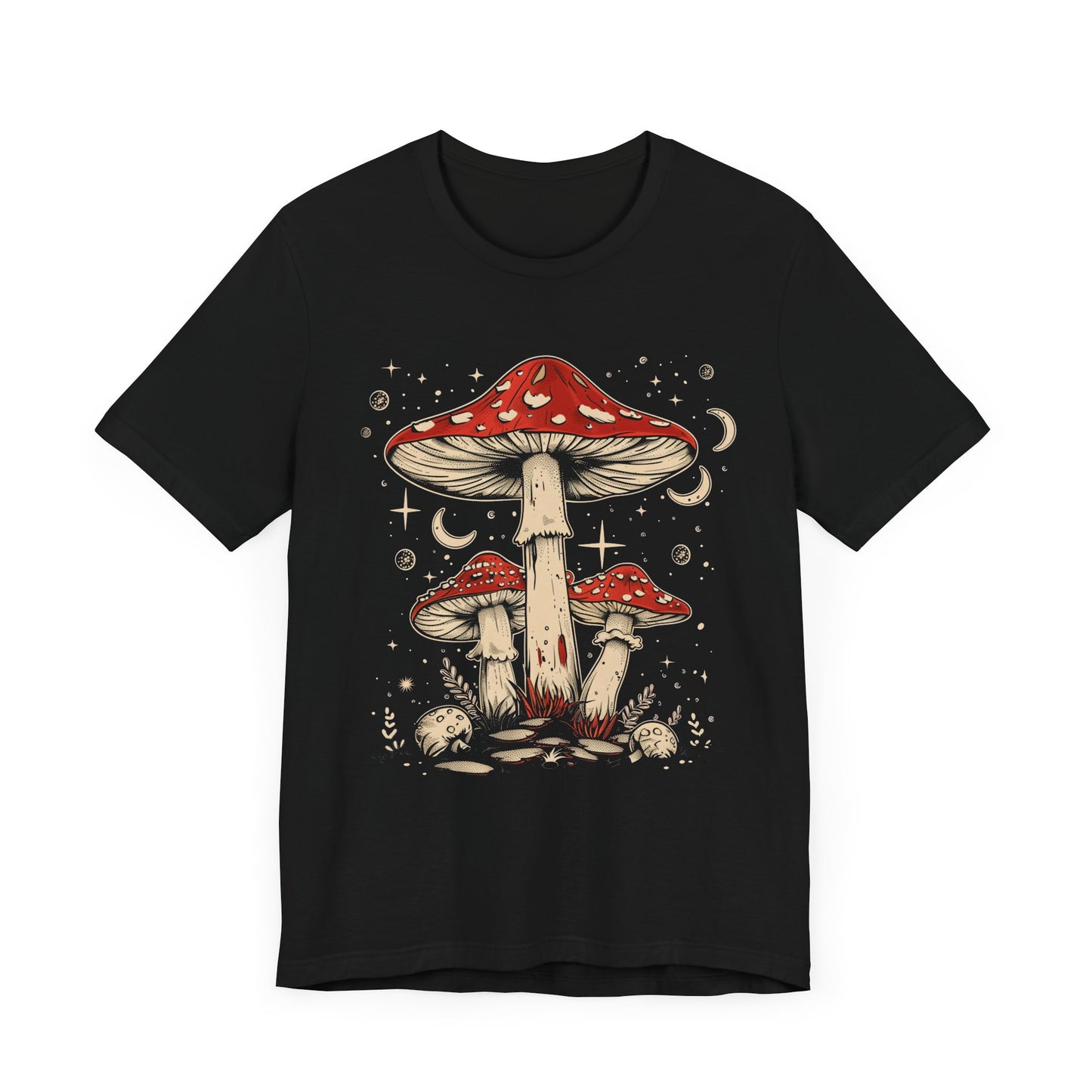 Boho Retro Hippie Mushroom T-Shirt