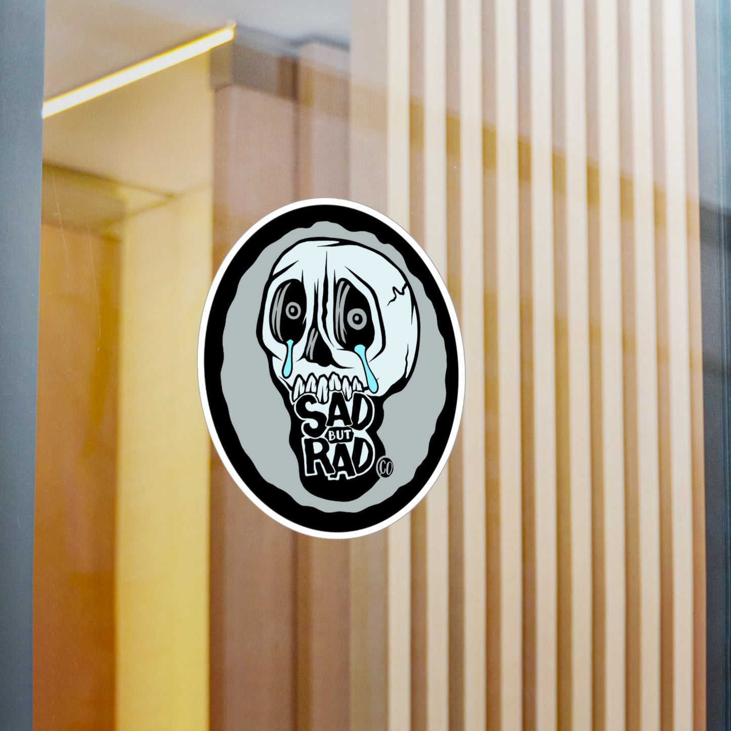 SadButRad.co Logo Sticker