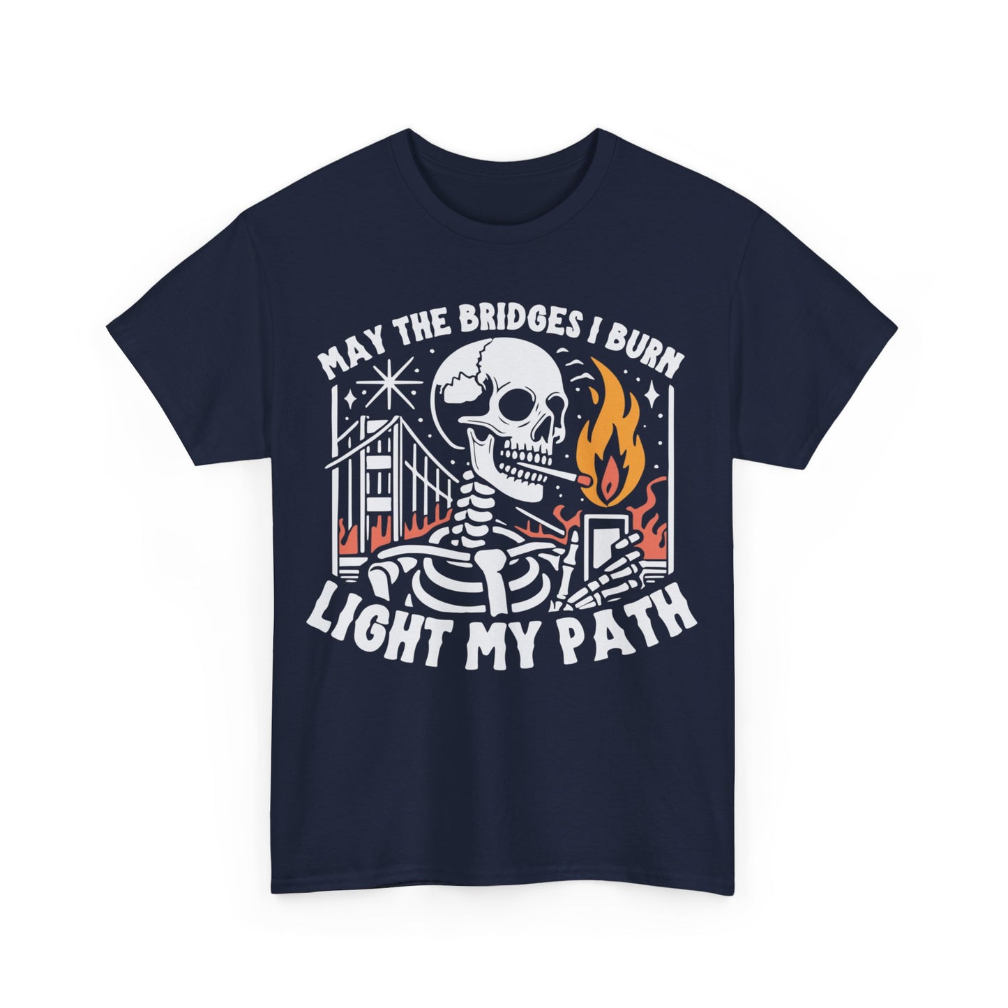 Burned Bridges Skeleton T-Shirt