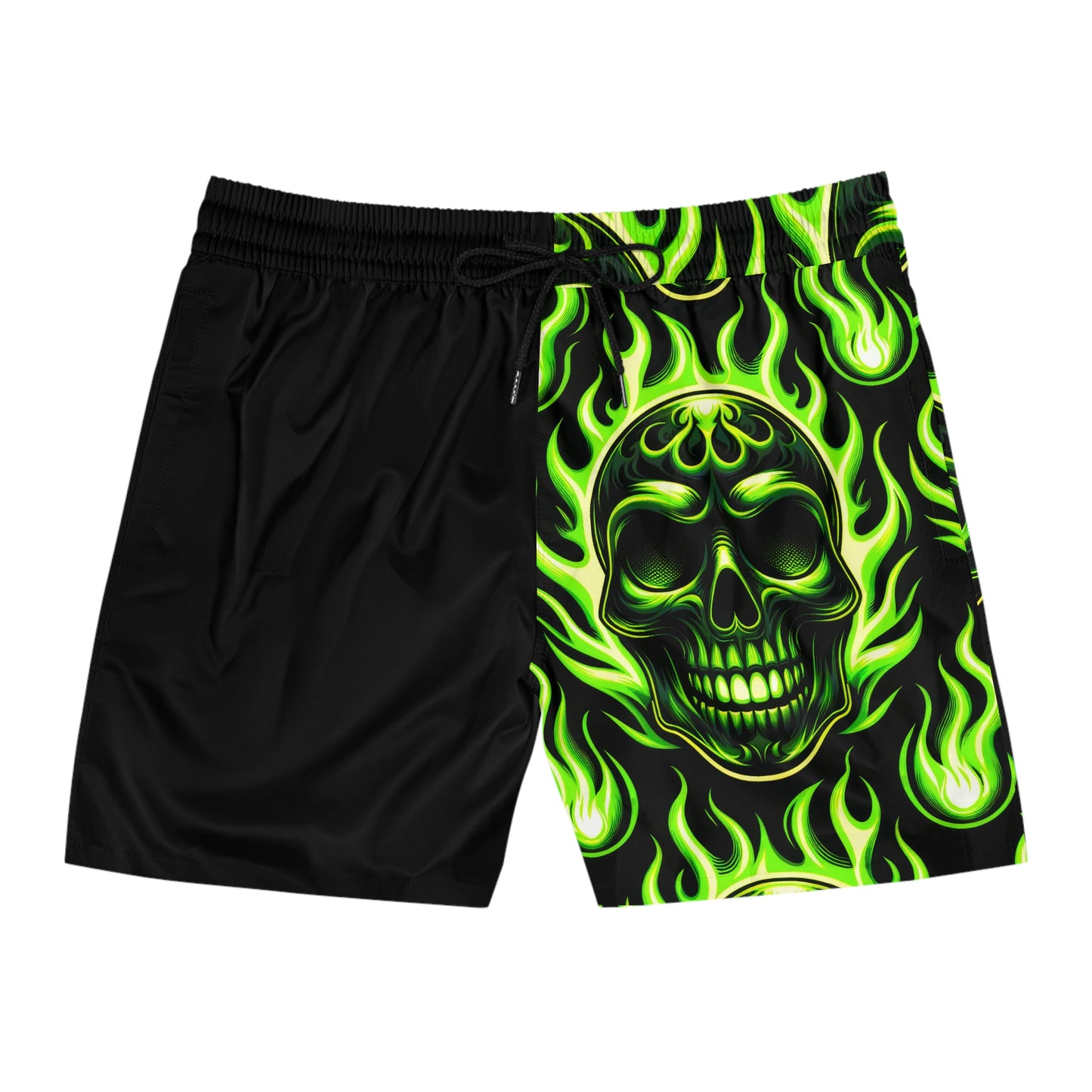 Inferno Skull Mid-Length Swim Trunks