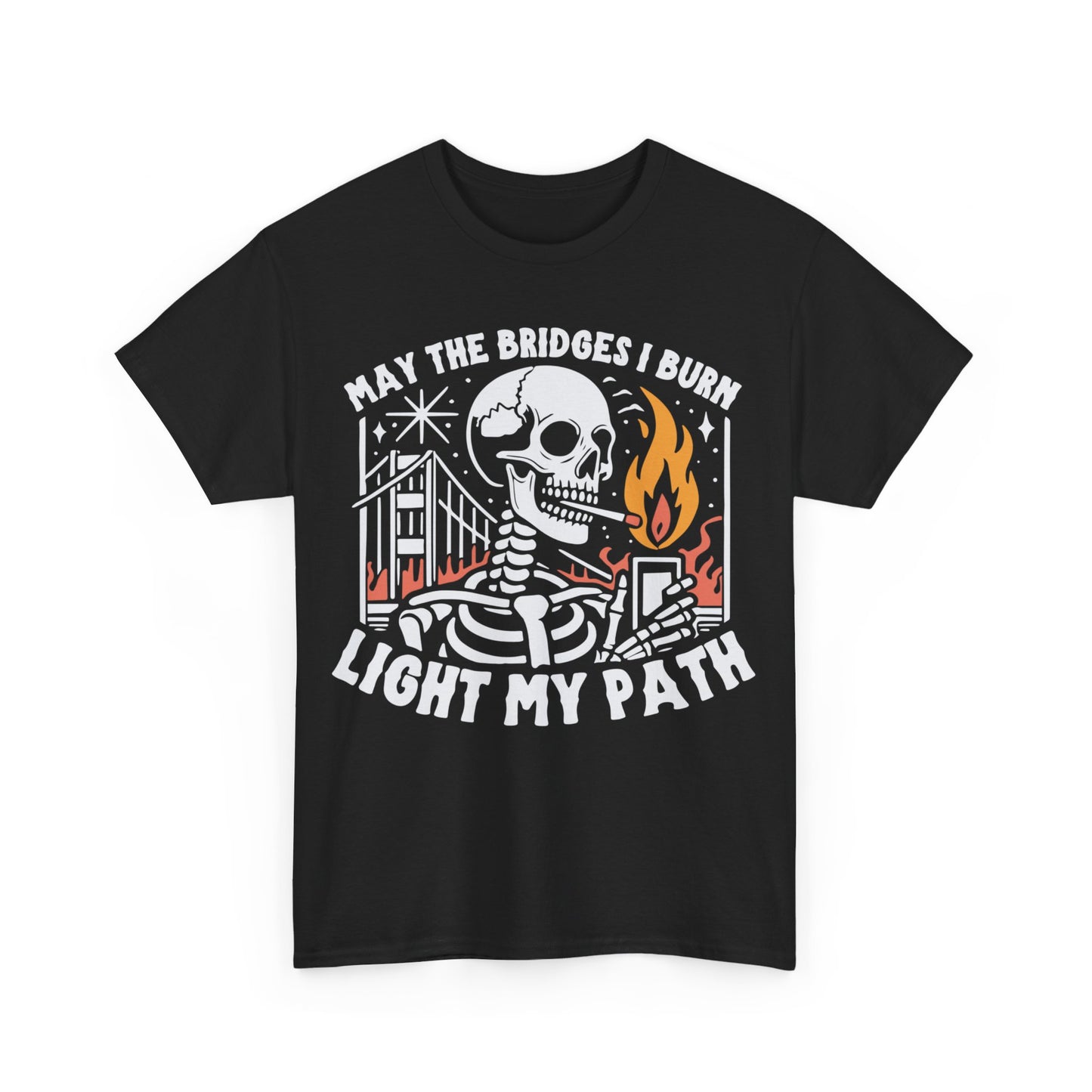 Burned Bridges Skeleton T-Shirt