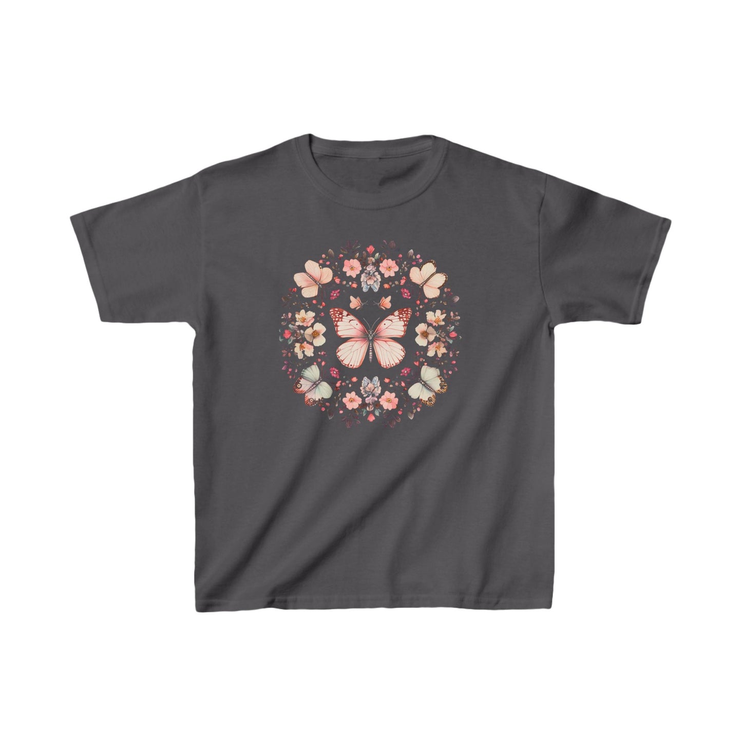 Boho Monarch Butterfly Kids Heavy Cotton™ Tee