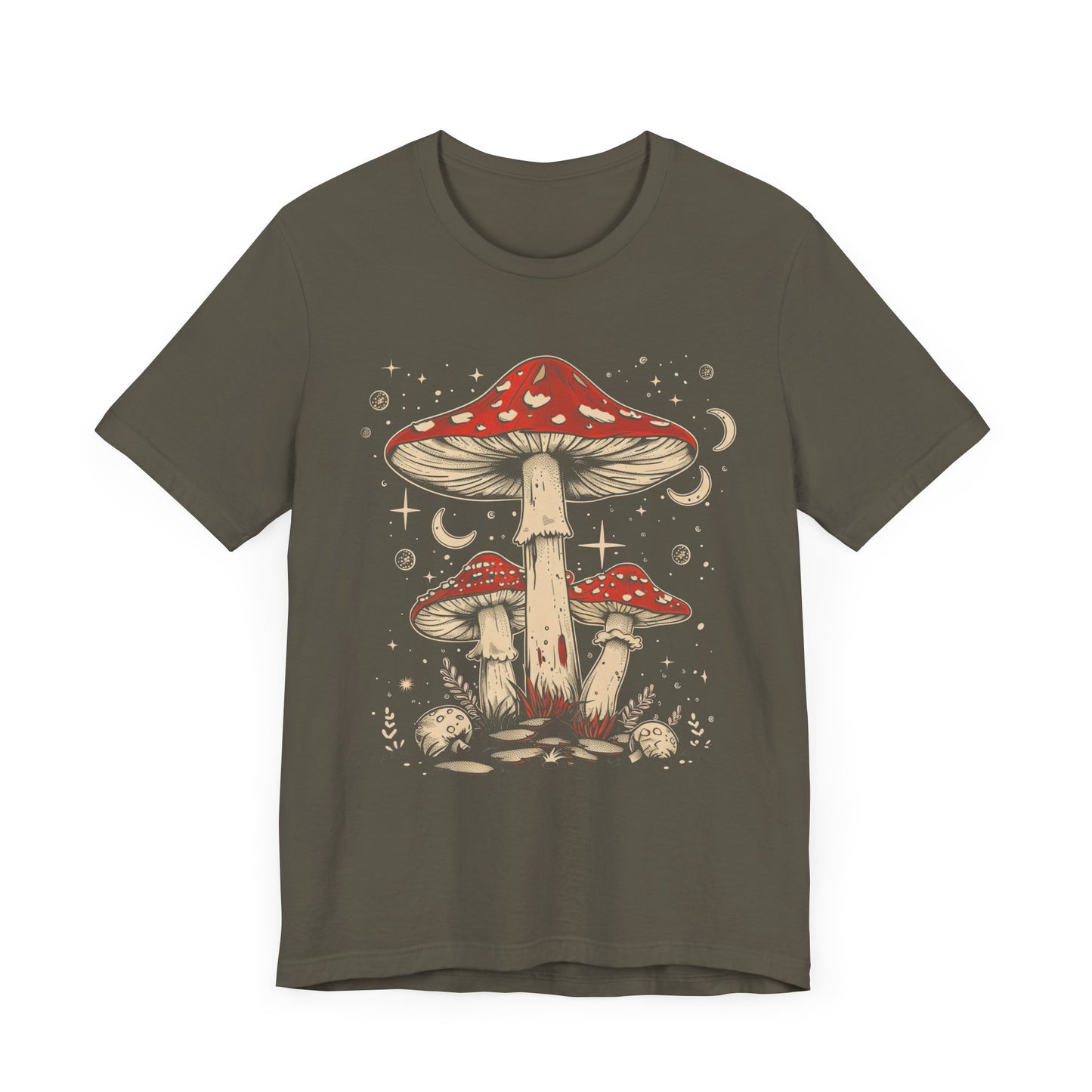 Boho Retro Hippie Mushroom T-Shirt