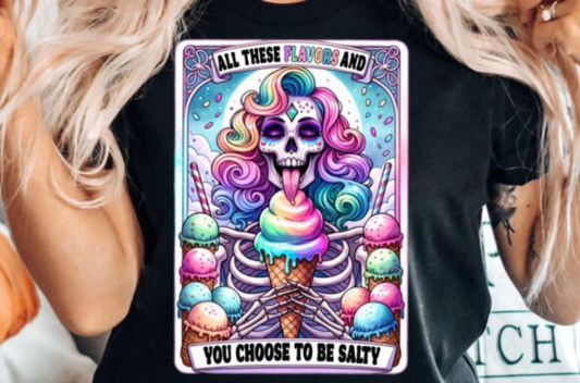 All These Flavors Tarot Card T-Shirt