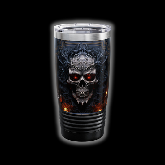 Metal Skull Ringneck Tumbler, 20oz