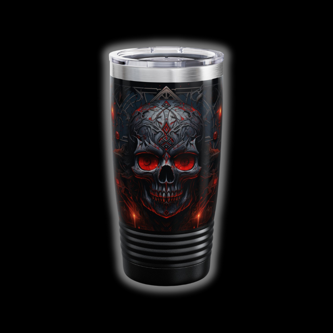 Metal Skull Ringneck Tumbler, 20oz