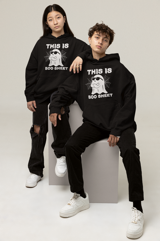 This is Boo sheet Heavy Blend™ Hooded Sweatshirt