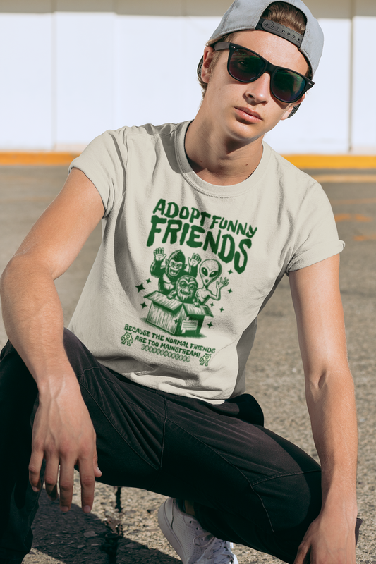 Adopt Funny Friends T-Shirt